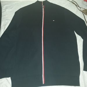 Tommy Hilfiger zip up warm cotton knit